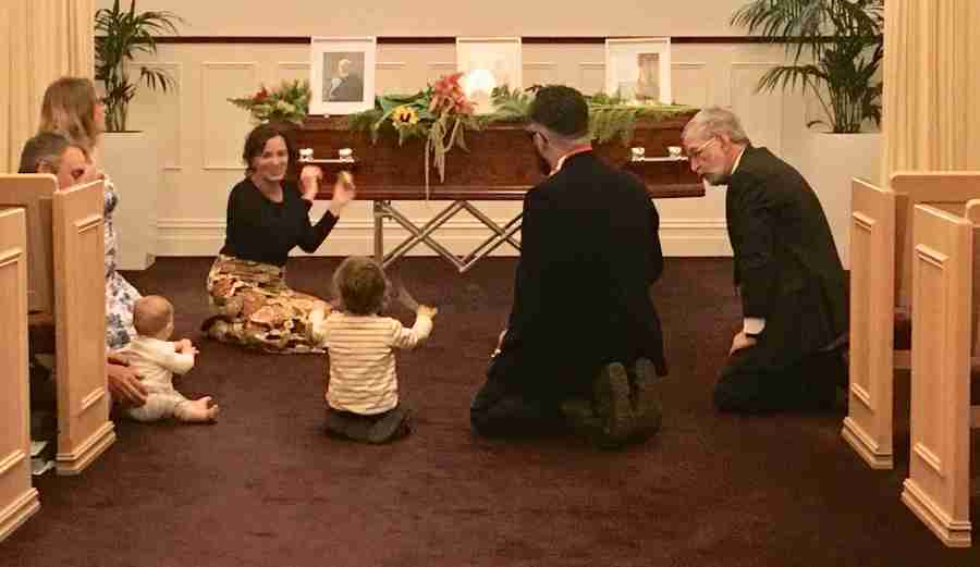 A family only funeral can be streamed to others in their homes